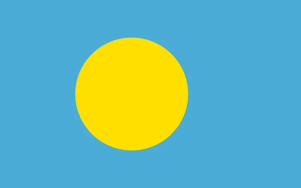 stock image Palau Flag