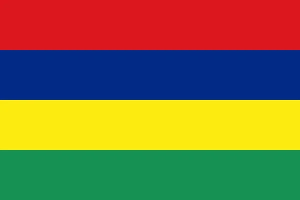 Bandeira da Maurícia — Fotografia de Stock