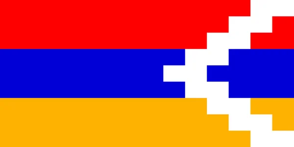 纳戈尔诺-卡拉巴赫旗 — 图库照片