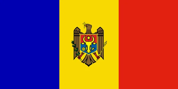 Vlag van Moldavië — Stockfoto