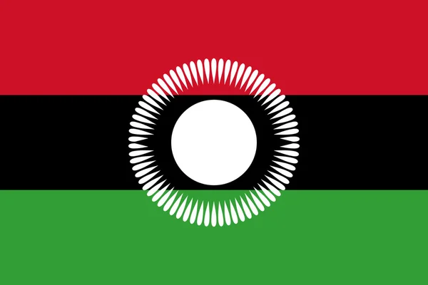 Malawi zászló — Stock Fotó