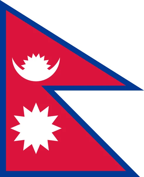 Bandeira do Nepal — Fotografia de Stock