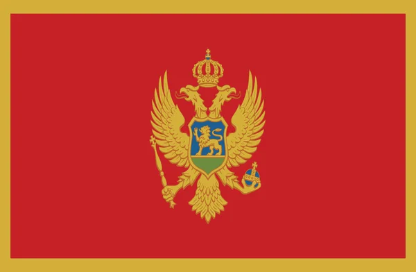 Montenegro bandera — Foto de Stock