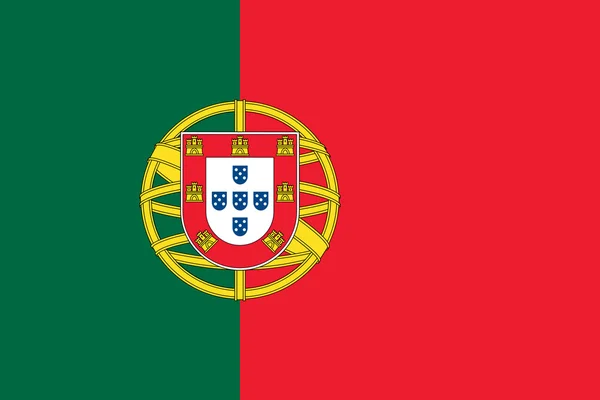 Portekiz bayrağı — Stok fotoğraf