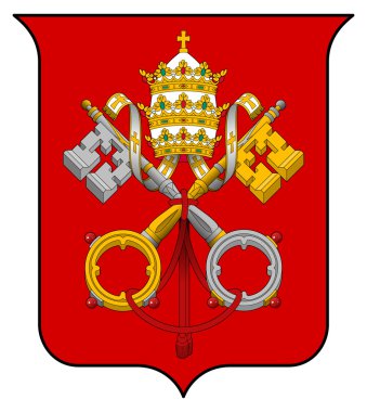 Vatican City Coat of Arms clipart