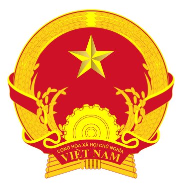 Vietnam Coat of Arms clipart