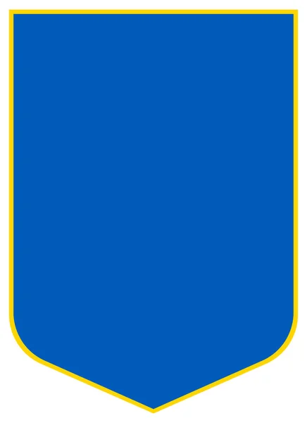Blanko-Schild oder Wappen — Stockfoto