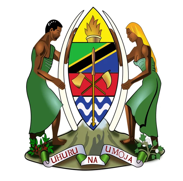 Tansanias Wappen — Stockfoto