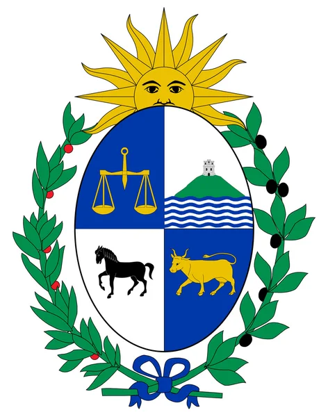 乌拉圭的徽章 — 图库照片