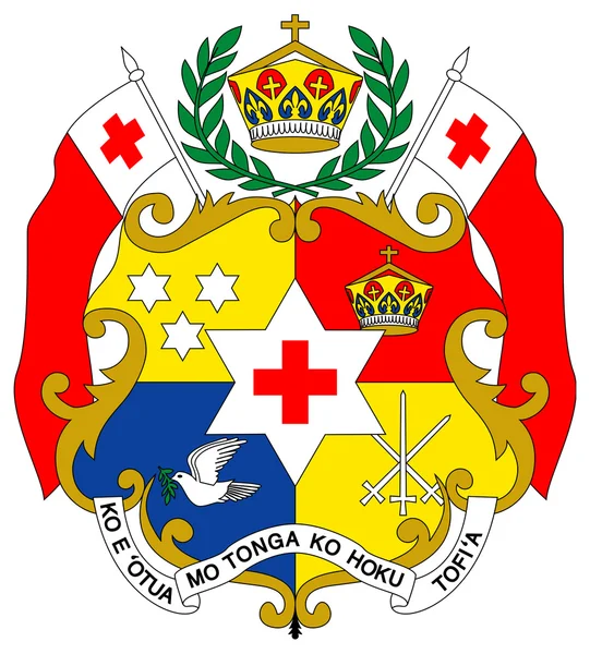 Escudo de armas de Tonga —  Fotos de Stock