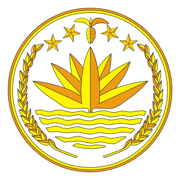Escudo de armas de Bangladesh — Foto de Stock