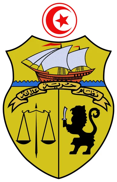 突尼斯的徽章 — 图库照片