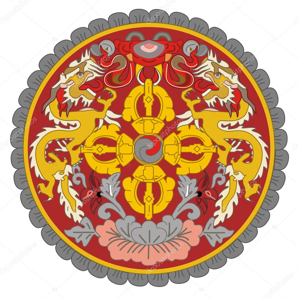 Bhutan Coat of Arms — Stock Photo © speedfighter17 #3683046