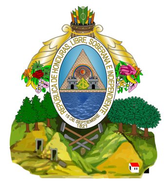 Honduras Coat Arms clipart