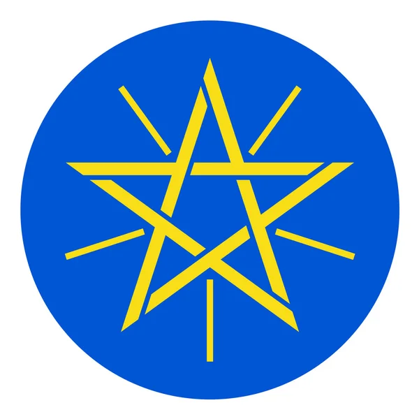Ethiopië wapenschild — Stockfoto
