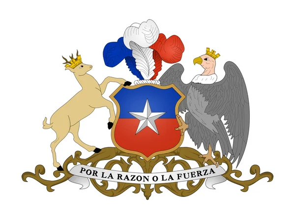 Chiles Wappen — Stockfoto