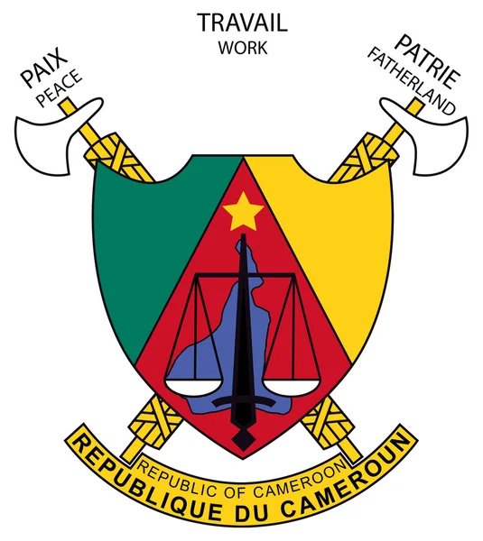 stock image Cameroon Coat of Arms