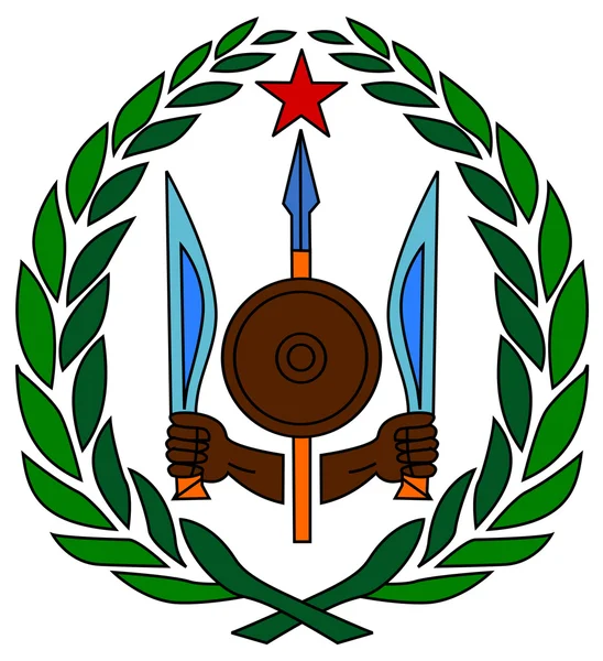 Djibouti Coat of Arms — Stok fotoğraf