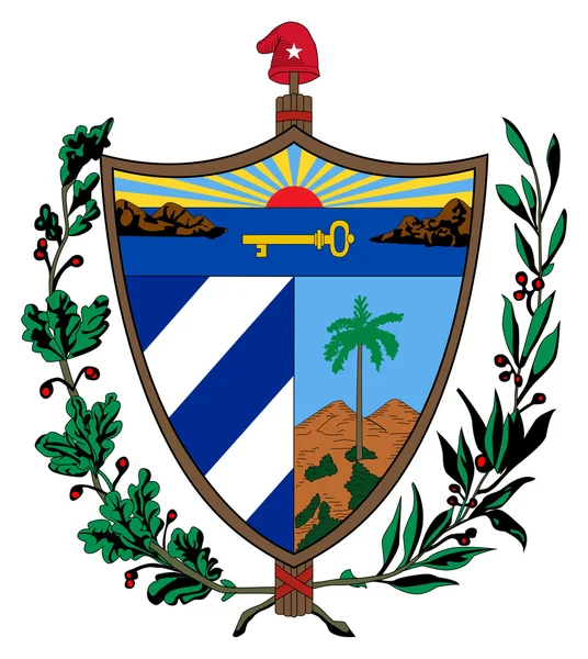 Kubas Wappen — Stockfoto