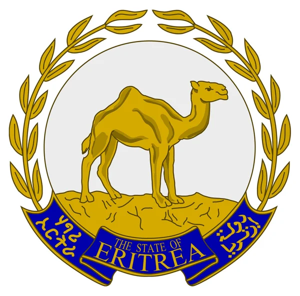Eritrea Coat of Arms — Stock Photo, Image