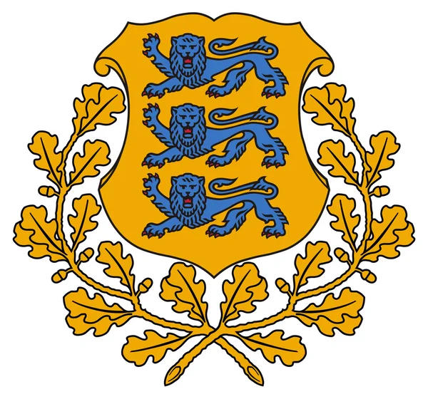 Estland Wappen — Stockfoto