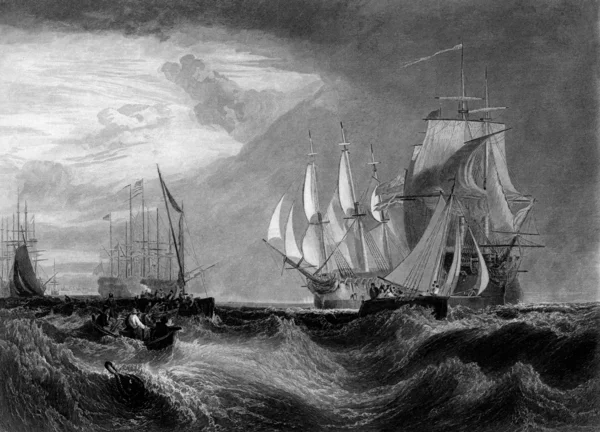 Brittiska royal navy flottan — Stockfoto