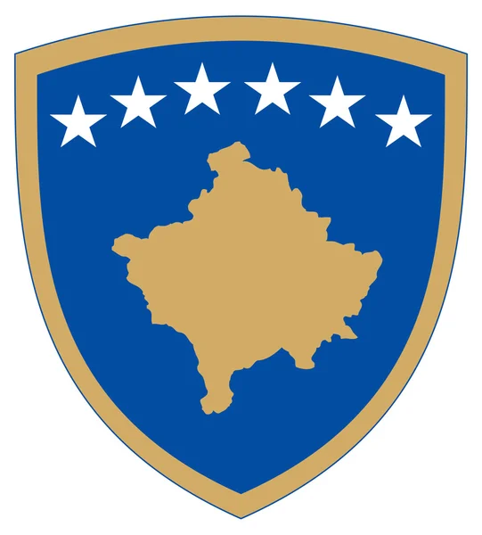 Kosovo brasão de armas — Fotografia de Stock