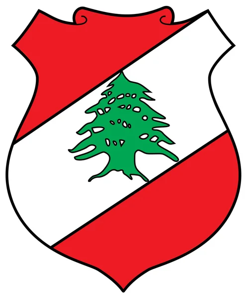 黎巴嫩的徽章 — 图库照片