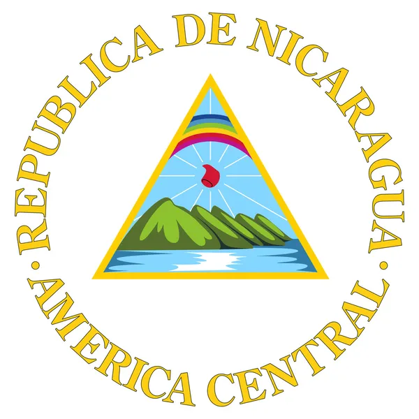 Герб Никарагуа — стоковое фото
