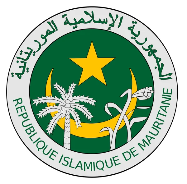 Mauritania Escudo de armas — Foto de Stock
