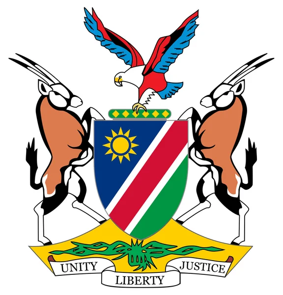纳米比亚的徽章 — 图库照片