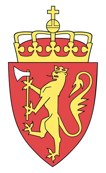 Εθνόσημο της Νορβηγίας — Φωτογραφία Αρχείου