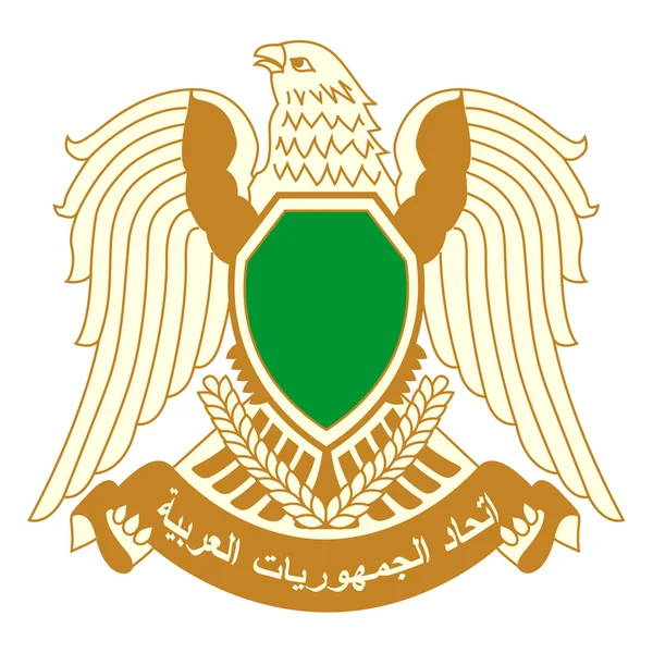 Escudo de armas de Libia — Foto de Stock