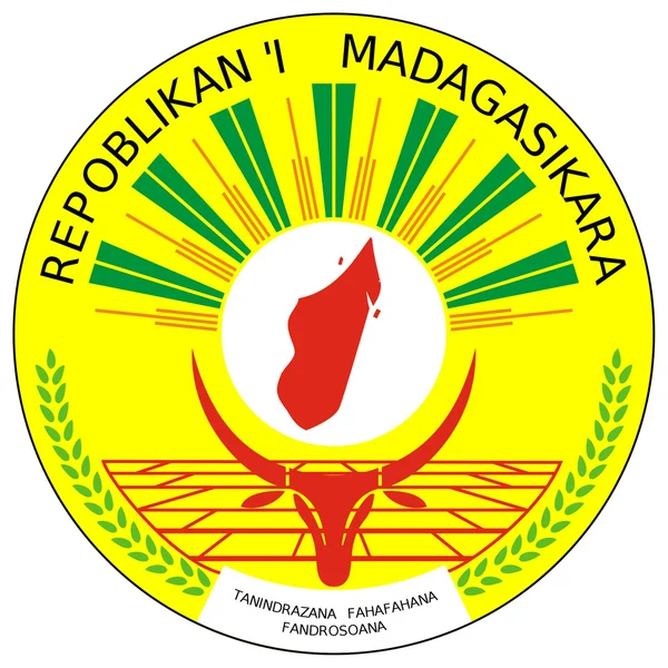 Мадагаскарський герб — стокове фото
