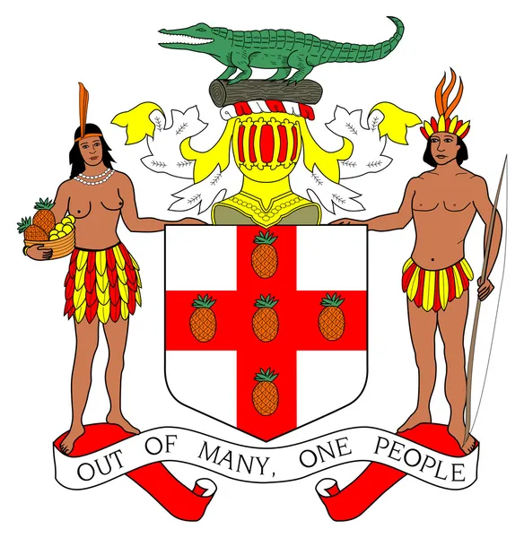 牙买加的徽章 — 图库照片