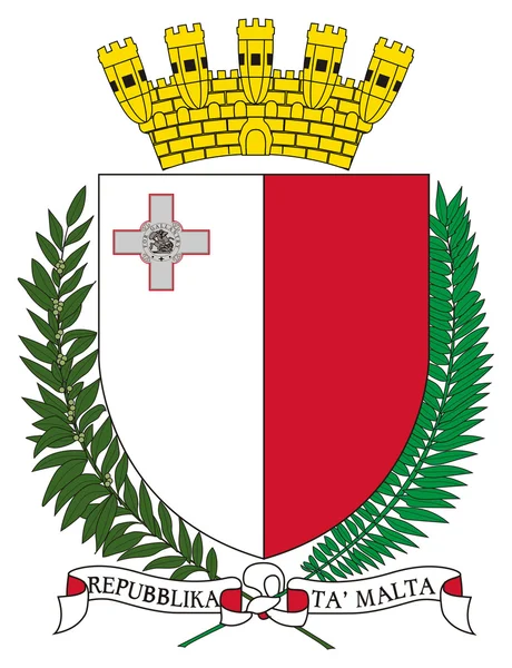Malta Escudo de armas —  Fotos de Stock