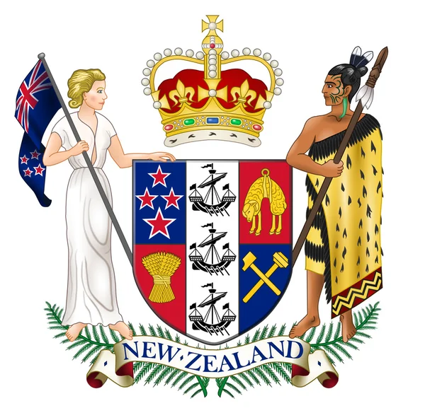 Escudo de Armas de Nueva Zelanda —  Fotos de Stock