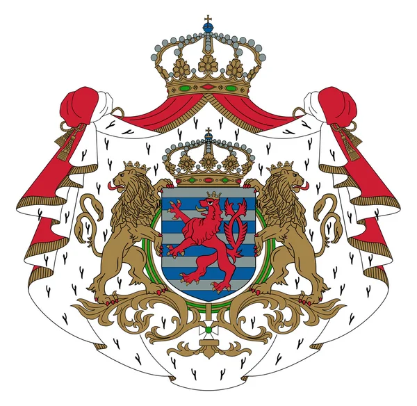 Escudo de armas de Luxemburgo —  Fotos de Stock