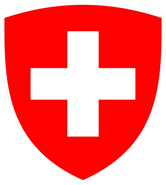 Suíça Brasão ou armas — Fotografia de Stock