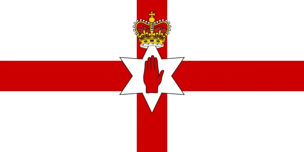 Flaga Ulsteru — Zdjęcie stockowe