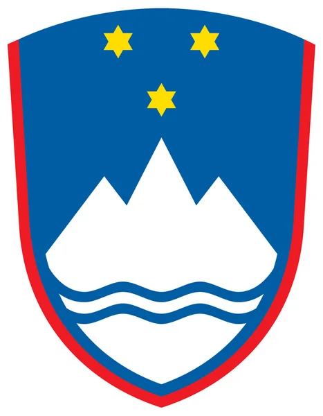 Wappen Sloweniens — Stockfoto