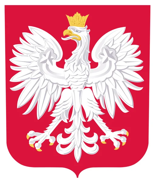 Poland wapenschild — Stockfoto