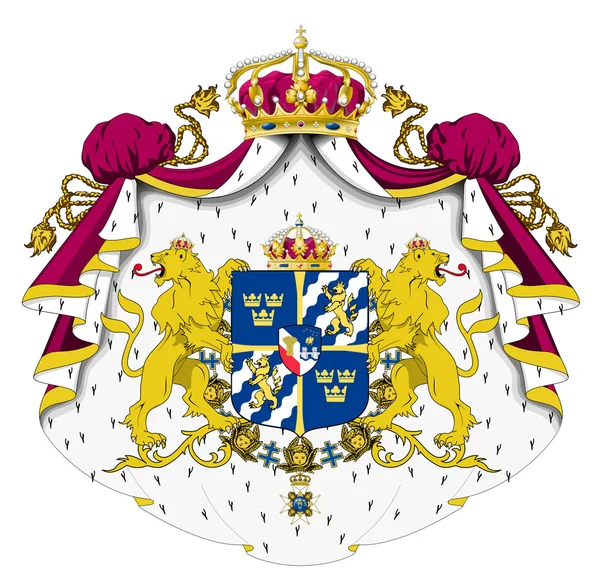 Schwedisches Wappen — Stockfoto