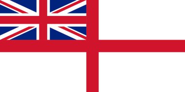 British Royal Navy flag clipart