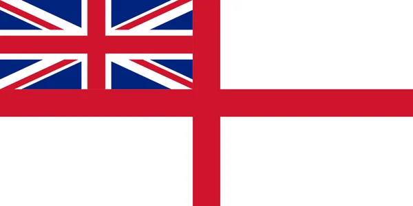 British Royal Navy flag — Stock Photo, Image