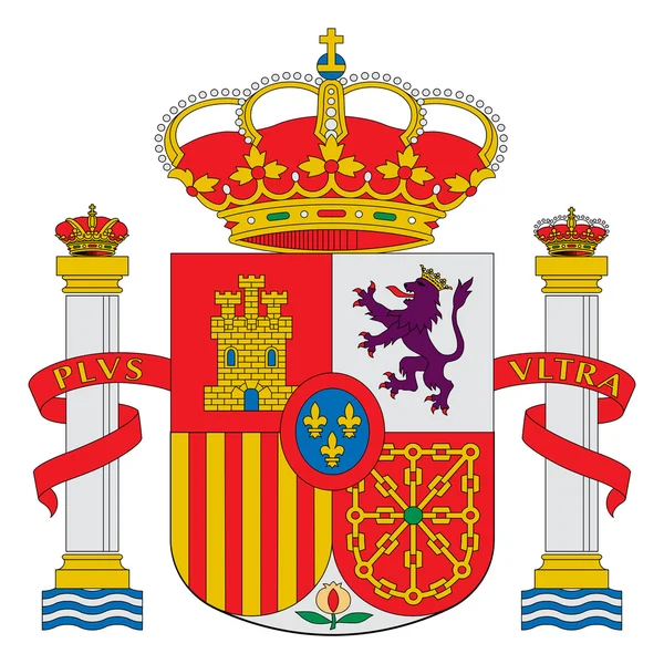 Герб Іспанії — стокове фото