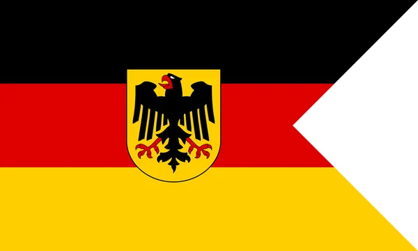 Duitse Marine vlag Stockfoto