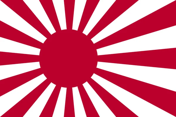 Japoński chorąży marynarki wojennej — Zdjęcie stockowe