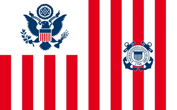 Verenigde Staten Marine ensign — Stockfoto