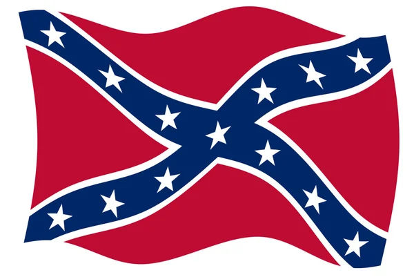 Vlajka konfederace — Stock fotografie